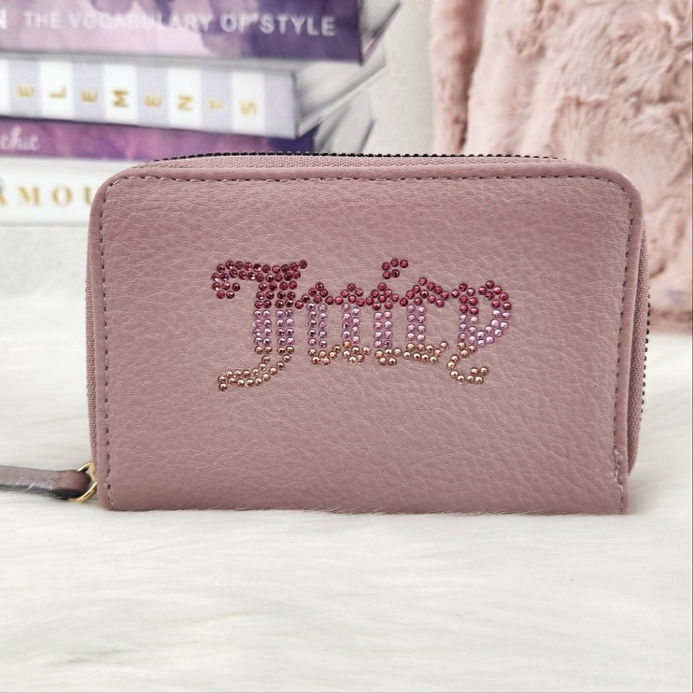 {Juicy Couture} Blush Pink {Rhinestones} Wallet